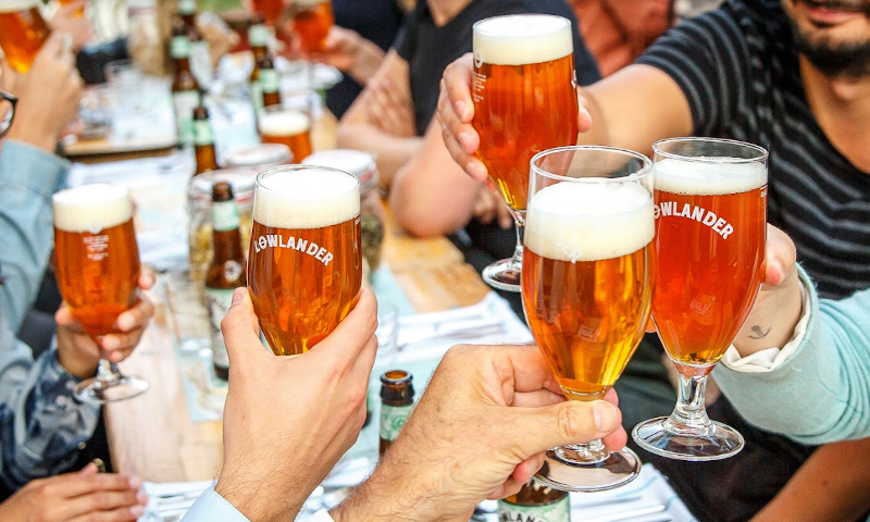 Lowlander botanical beers cheers!